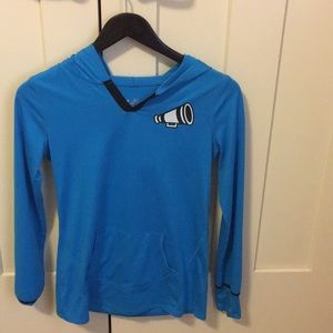 Justice blue cheer hoodie size 12
